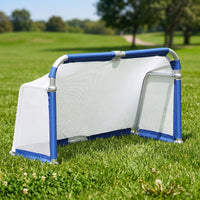 Foldable Soccer Goal Lightweight Portable Soccer Goal Easy to Assemble for Young Athletes, Kids, School Fields