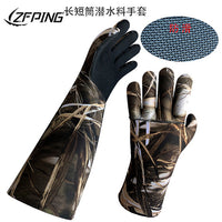3mm Neoprene Swimming Diving Gloves Anti-Slip Wear-Resistant Fishing Snorkeling Warm Cold-Proof Gloves