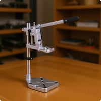 Adjustable Drill Press Stand Stainless Steel Drill Press Stand Single Hole Mount Power Tool Support