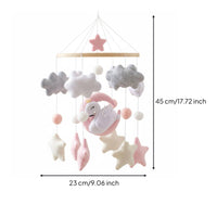 Felt Swan Mobile Handmade Swan Crib Mobile Nursery Decor for Infants, Babies