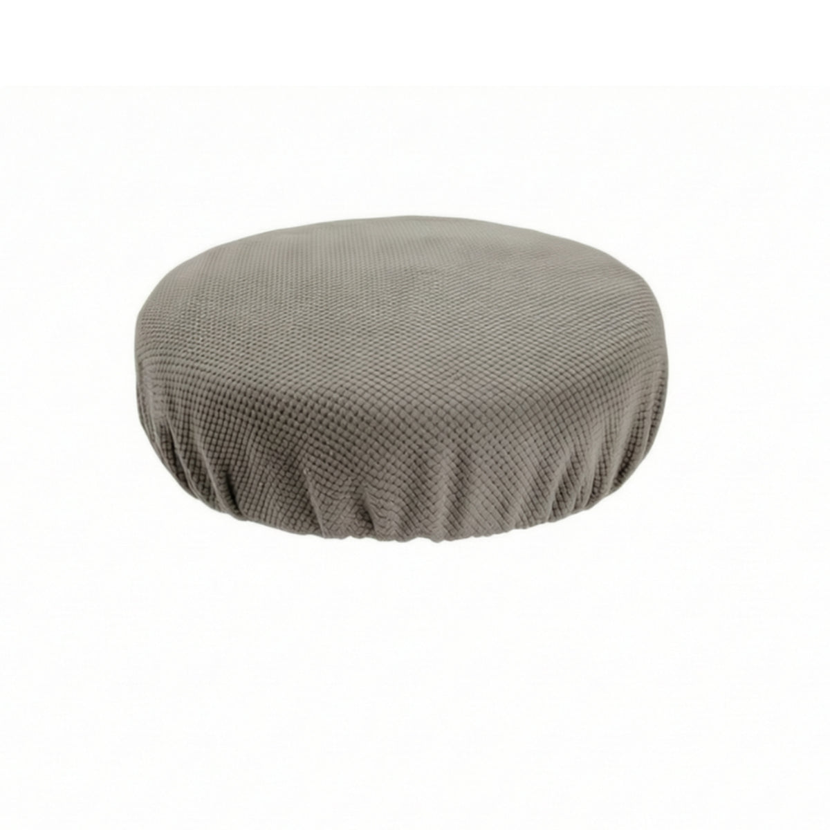 Stool Seat Cushion Cover Jacquard Round Stool Cover with Elastic Anti-Slip Bedding for Camping, Camping