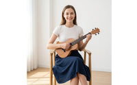 Soprano Ukuleles Beginner-Friendly Ukuleles with Rosewood Top Compact Stringed Instrument for Beginners, Students, Rehearsal Travel, Home