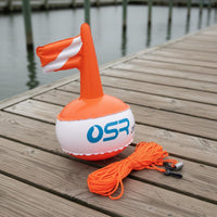 Spearfishing Buoy High Visibility PVC Buoy with Rope Heavy Duty for Spearfishers