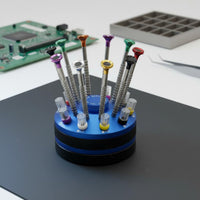 Jewelers Screwdriver Kit with Stand Non-Slip Grip for Watchmakers, Hobbyists
