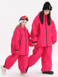DOOREK亲子儿童3L滑雪服衣套装小个子单双板户外保暖防水青少年