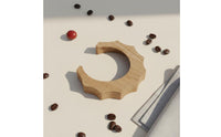 Heat Resistant E61 Group Head Insulation Collar Polished Finish Walnut Wood Brew Head Collar Wooden Anti-Scald Collar for Coffee Enthusiasts, Baristas, Home Kitchen
