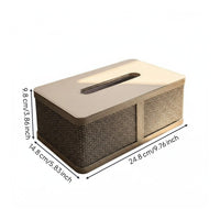 Leather Tissue Box Cover Luxury Design Decorative Tissue Holder Luxurious Feel