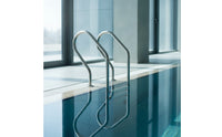 4-Step Pool Ladder Simple Installation Stainless Steel Pool Ladder Resistant for Inground Pools