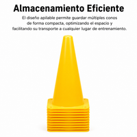 Plastic Training Cone for Soccer, 38 cm, Sports Cone for Agility and Path Marking, Ideal for Kids and Athletes