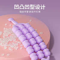三排小熊可弯曲背部按摩棒狼牙按摩棒瑜伽舒缓肌肉放松滚轴塑身体