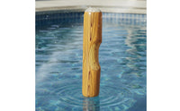 PVC Inflatable Joust Set Wood Grain Design Inflatable Water Joust Easy to Inflate for Adults, Kids