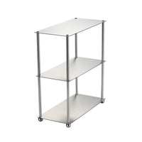Desktop Storage Rack Antianti-Smudge Desk Organizer Shelf Open-Frame for Vanity