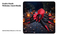 Easy to Inflate Inflatable Arachnid Spooky Halloween Inflatable Decoration Oversized Halloween Inflatable Decoration Outdoor for Party Hosts, Lawn