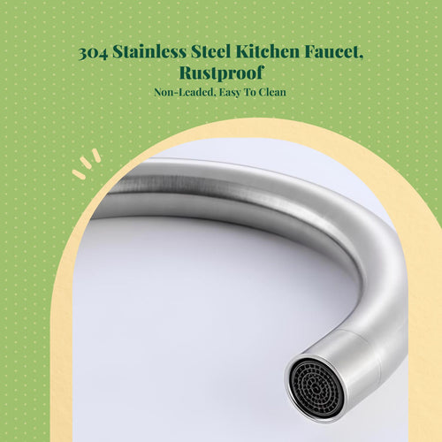 304 Stainless Steel Rotating Faucet