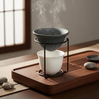 Tea Filter with Stand Rapid Filtration Microporous Tea Infuser Easy to Clean