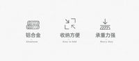 walkhike户外复古折叠椅全铝合金加厚加粗便携式露营沙滩克米特椅