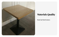 Table, Bench and Chairs Combo Retro & Design 4-Person Square Dining Set Padded Booth Long-Lasting Construction for Bar Stools