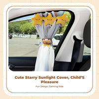 Car Window Shade, Retractable Sun Cover, Sun Protection, Suction holder Holder, Privacy, Infant, Side Window, Easy Installation