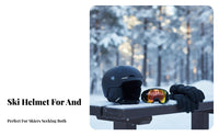Ski Helmet, Unisex, Warm, Protective, Outdoor Sports Safety, Collision Resistant, Winter Helmet for Skiing