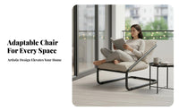 Upholstered Rocking Armchair Lazy Sofa for Living Room, Porch, Parents, Readers