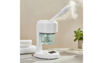 Deep Moisturizing Tap Screen Face Steamer Skin Hydration Desktop Facial Steamer Easy to Use Beauty Appliance Rotating Nozzle for Home, Spa, Salon