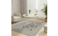 Foldable Folding Table with Metal Legs Compact Folding Table Portable Furniture Lightweight for Dorm Rooms