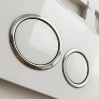 Concealed Cistern Flush Panel Smooth Finish Wall Mounted Toilet Flush Panel