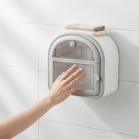 Bathroom Tissue Box with Storage Space Saving