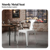 Utilitarian Armchair With Armrests Metal Chair Supportive Spine Supportrest Long-Lasting Construction for Homeowners, Restaurant