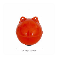 Hollow Plastic Buoy Ball High Visibility Double Ear Mooring Buoy Heavy Duty