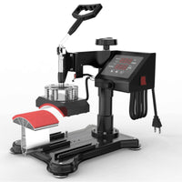 Electric Cap Heat Press Sturdy Metal Frame Tabletop Cap Press Touch Buttons