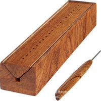 Wooden Book Binding Kit with Hole Punch Stand for Book Lovers, Paper File Binding