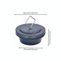 Manure Drain Plug Tapered Wastewater Plug with Stainless Steel Handle Heavy-Duty