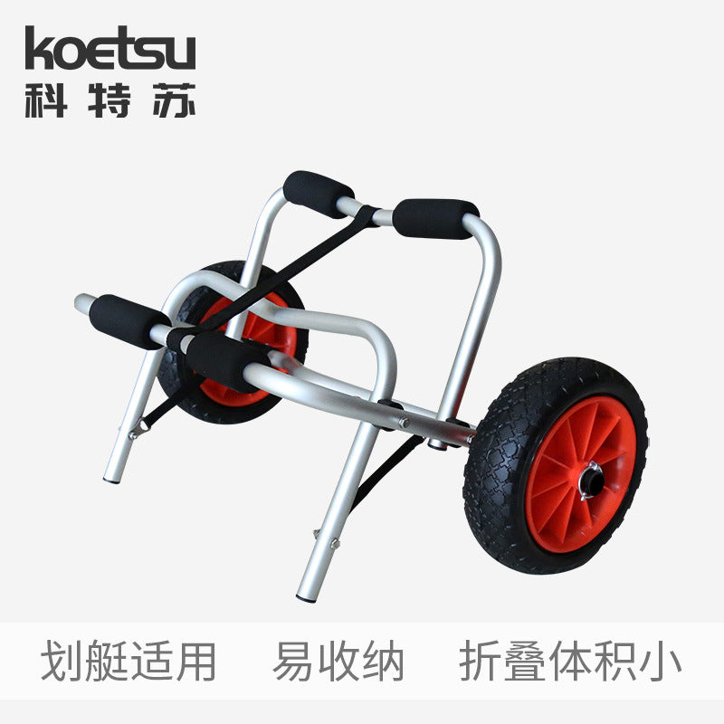 Kayak Trailer Cart for Surfboards and Paddleboards, Heavy-Duty, Portable