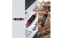 Shock Absorber with Coil Spring Heavy Duty Rear Shock Adjustable Damper for Motorcycle