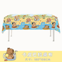周岁生日一次性桌布防水防油儿童男女孩卡通主题派对布置台布装饰