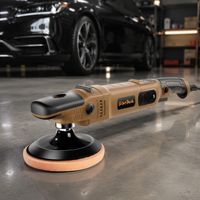 Corded Car Polisher, Random Orbital Polisher 220V for Car Detailing, Variable Speed Polisher for Wet Sanding & Paint Correction