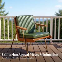 Minimalist Iron Armchair Mechanical & Aesthetic Single Sofa Retro Artistic Design Light Luxury for Homeowners, Adults, Cafe