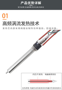 BAKON白光BK1000高频焊台恒温可调温大功率数显电烙铁套装锡焊枪