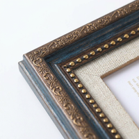Vintage Resin Picture Frame for Office Desk, Handcrafted Resin Picture Frame, Di #variant:6 inch (10.3*15.3cm)