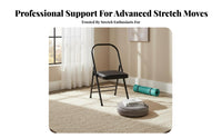 Long-Lasting Iyengar Mind-Body Practice Chair Sturdy Structure Mind-Body Practice Pose Support Chair Reinforced Foldable Exercise Stool Anti-Slip for Professionals, Beginners, Home Practice