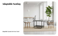 Sofa, Armchair and Coffee Table Combo Modern aesthetic Lounge Seating for Businesses