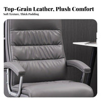 360° Swivel High-Back Executive Chair Wide Seat Office Furniture Adjustable Height Ergonomic Design for Executives, Students, Gamers, Study Room