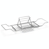 Tablet Holder Bath Rack Open Metal Extendable Bath Tray Wire Frame