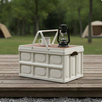 Folding Trunk Box  Car Trunk Storage Box Large Capacity for Outdoor