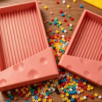Bead Scoop Tool Plastic Craft Accessory Raised Bumps