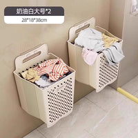 脏衣篓可折叠家用洗衣篮筐壁挂卫生间浴室神器放脏衣服收纳置物架