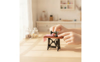 Dollhouse Stitching Apparatus with Accessories Realistic Miniature Stitching Apparatus Authentic