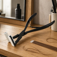 Hair Weft Pliers White Jaw Pads Hair Extension Tool