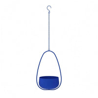Teardrop Hanging Planter Smooth Painted Plant Holder Hook